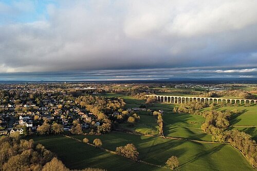 A view over Harrogate and Crimple Valley