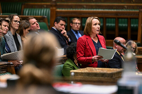 Helen Morgan speaking in the House of Commons