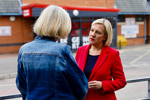 Lisa Smart MP at Stepping Hill Hospital