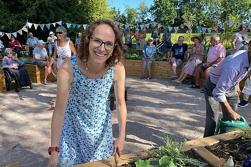 Alison at St Edwards Community Garden