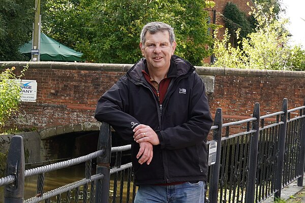 Alistair by the river