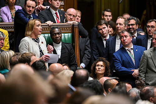 Helen Morgan speaking in Parliament