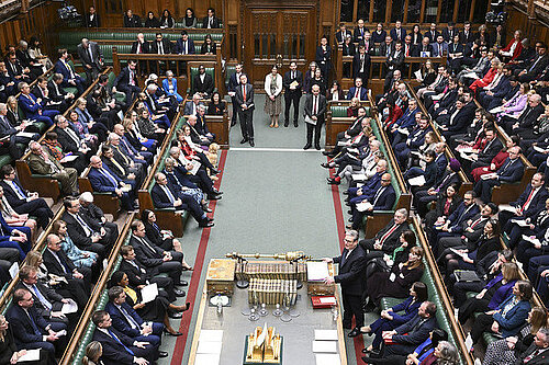 Image of a full House of Commons