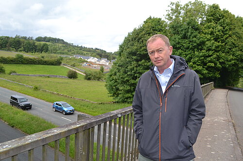 Tim at Brigsteer Bridge