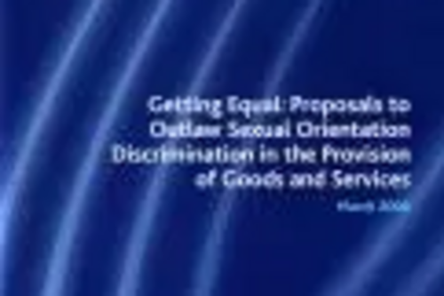 "Getting Equal" consultation document