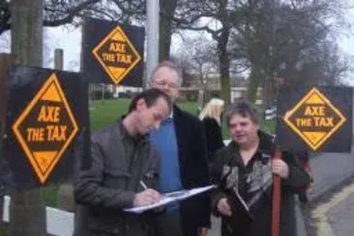 Lib Dems in Axe the Tax campaign