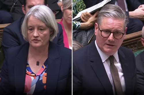 Claire Young faces Kier Starmer at PMQs