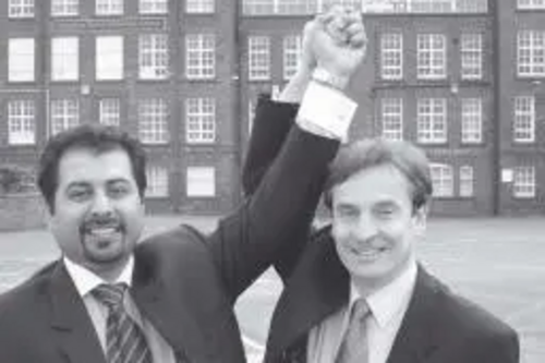 Chris Davies MEP with Sajjad Karim