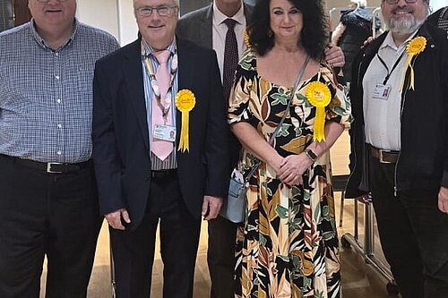 Lib Dem Councillors At Results Night