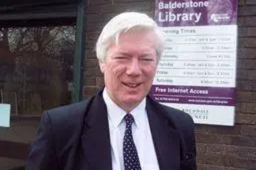 Paul outside Balderstone Library.