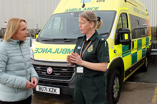 Helen Morgan hears from a local ambulance controller