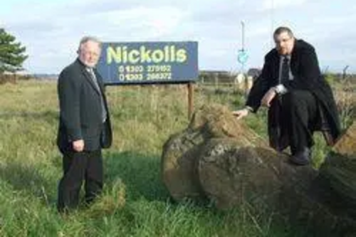 Neil Matthews and Darren Briddock at Nickolls Quarry