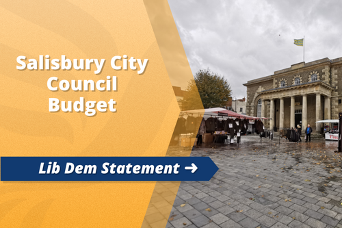 Salisbury City Council Budget Lib Dem Statement